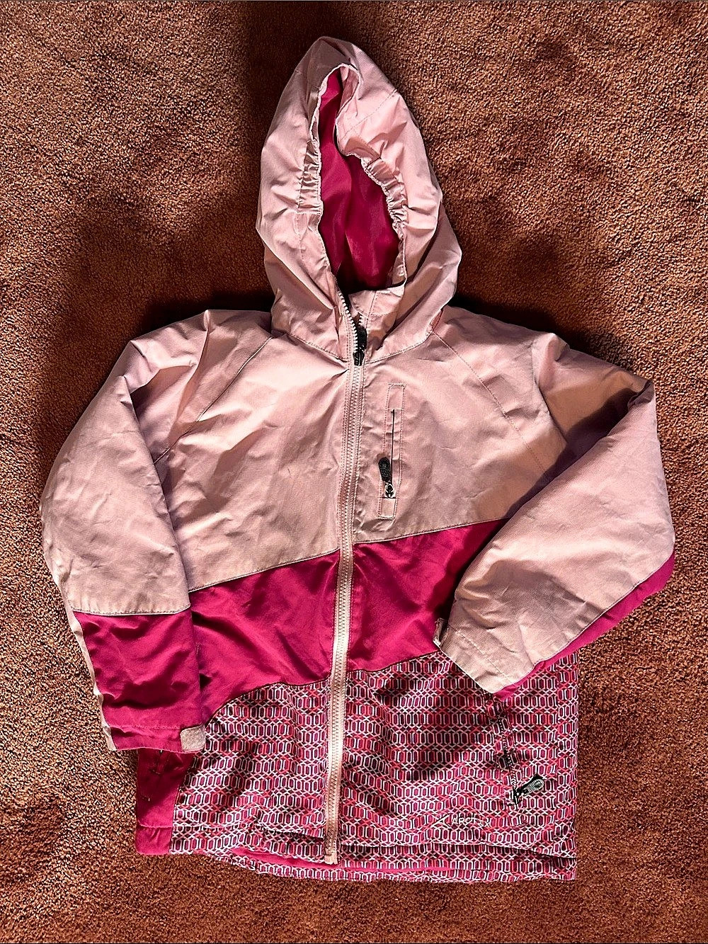 Arctix Girls Insulated Ski Jacket Pink & Red Girls 5K